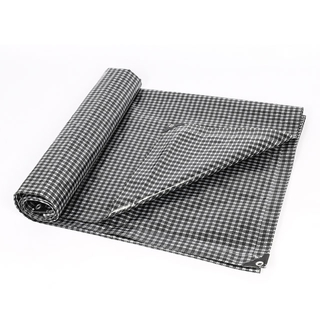 Tartas Promocionales de Protección Sol Tarra En Blanco Y Negro PE Tarpaulin